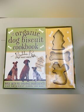 The Organic Dog Cookbook Kit with Cookie Cutters